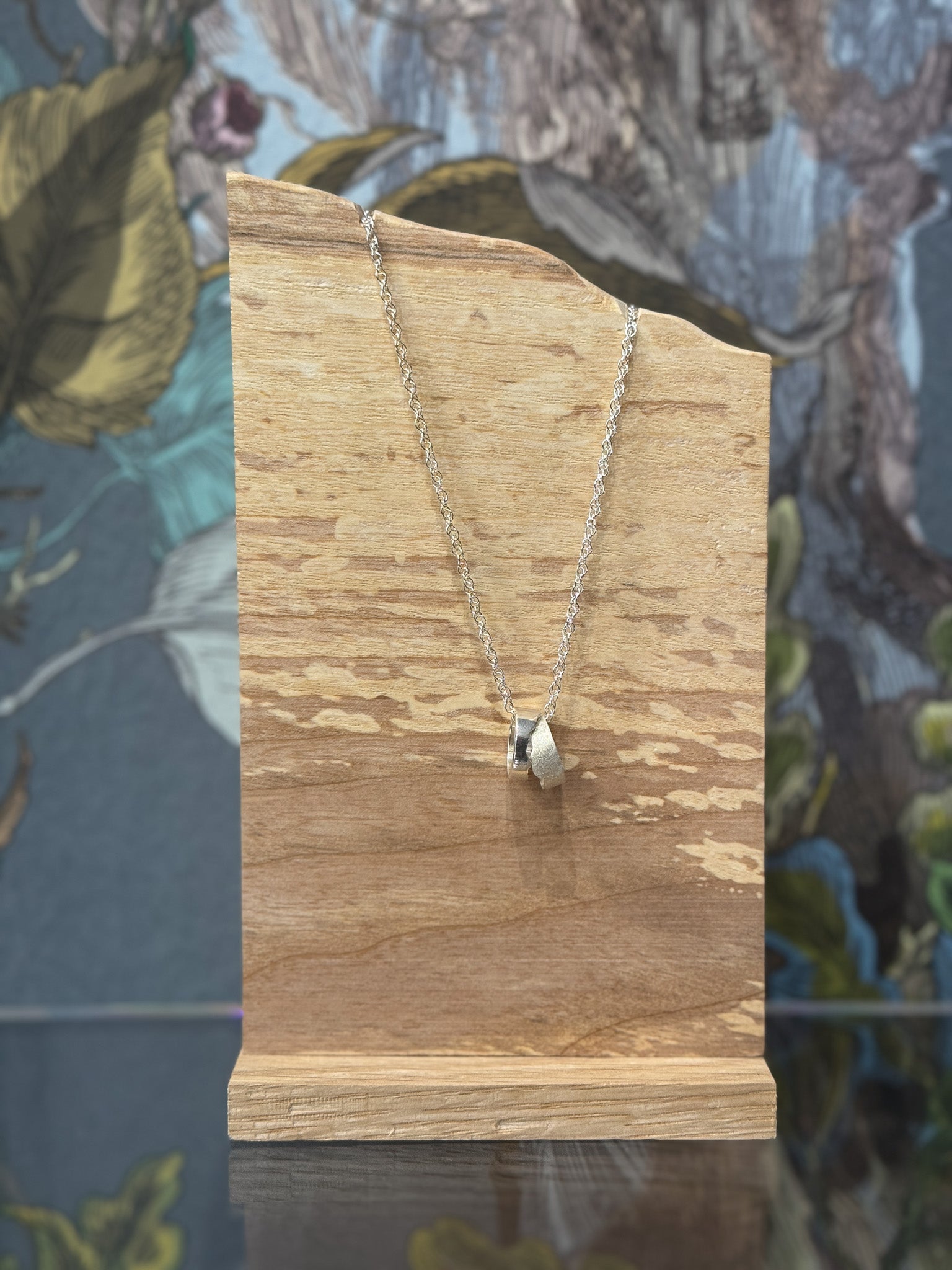 Nevis Mountain Collection Hoop Necklace