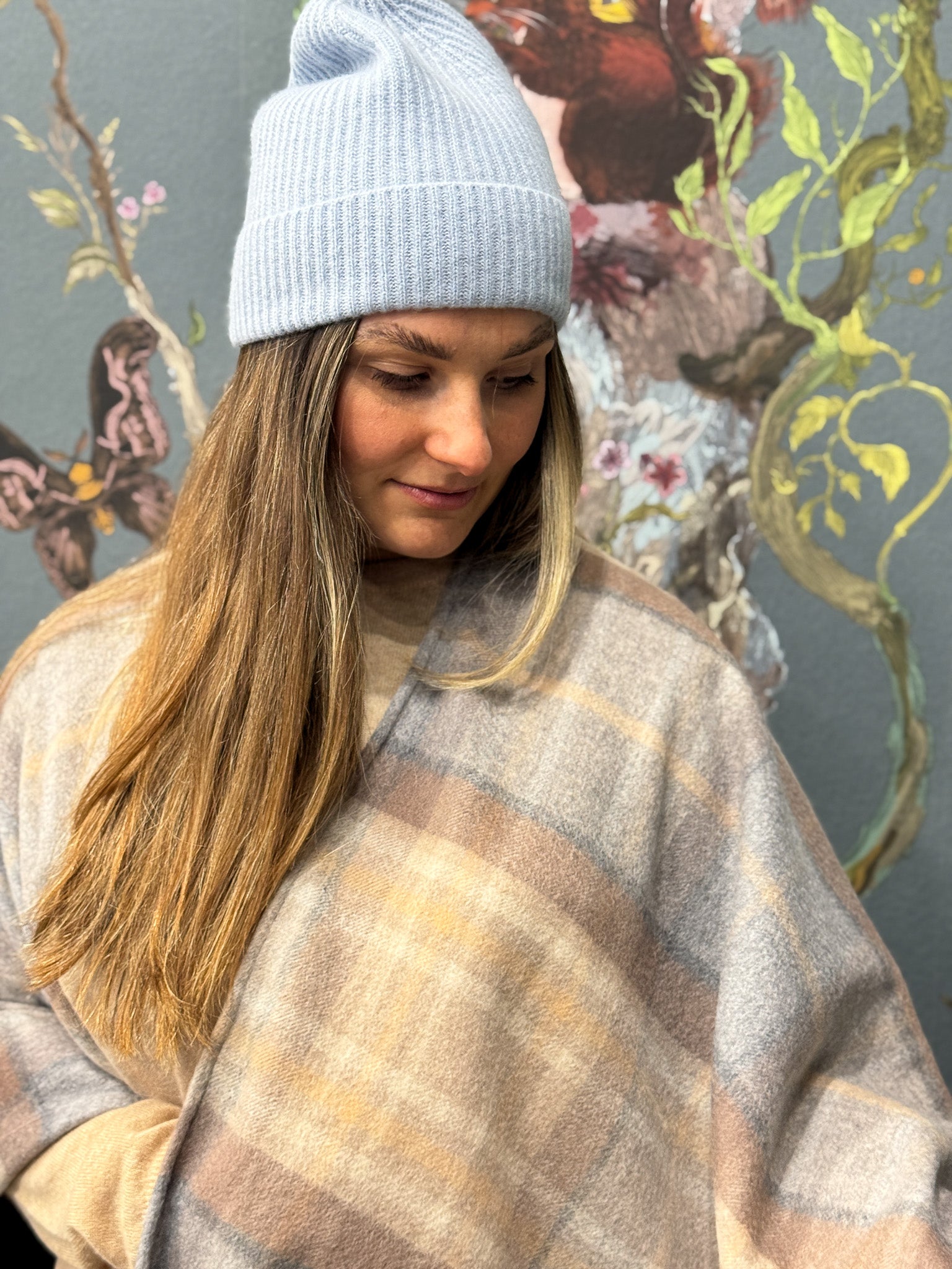 Heritage Tartan Cashmere Serape - Mackellar Natural
