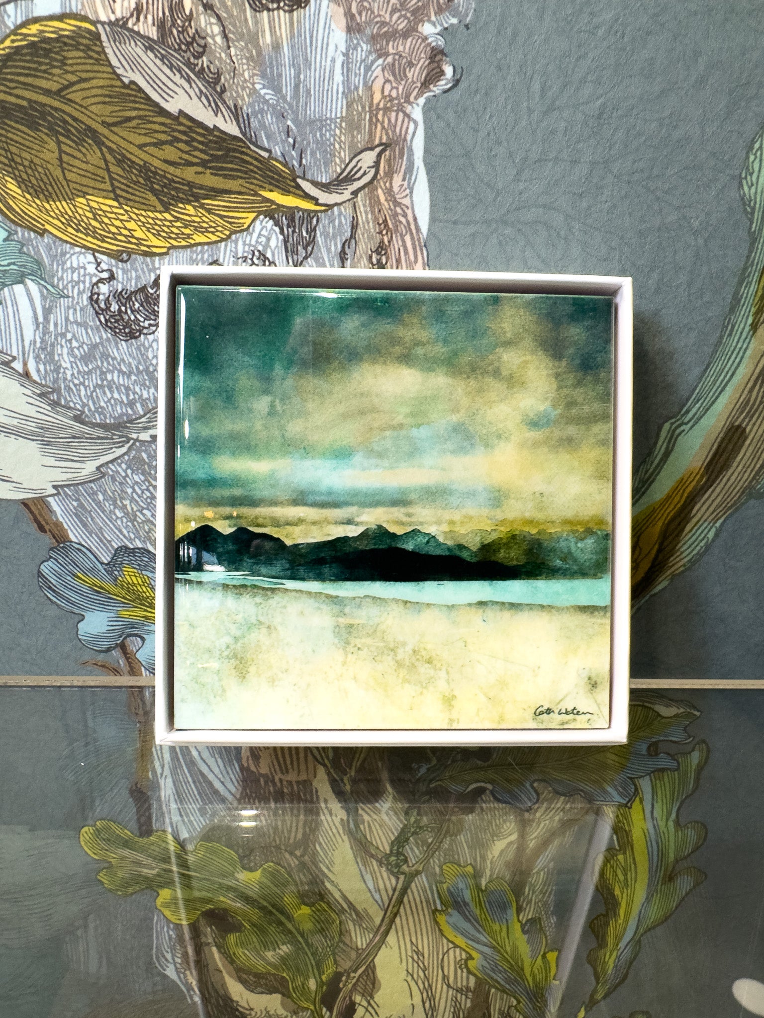 Skye from Bealach Na Ba Applecross Gift Boxed 4.25" Ceramic Tile
