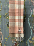 Contemporary Check Cashmere Scarf - Cameo