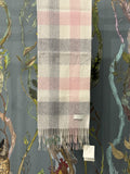 5 Square Check Cashmere Scarf - Cherub